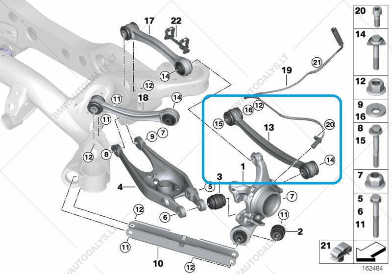 BMW E9x, E8x Adjustable Teo Rear Control Arms M Models